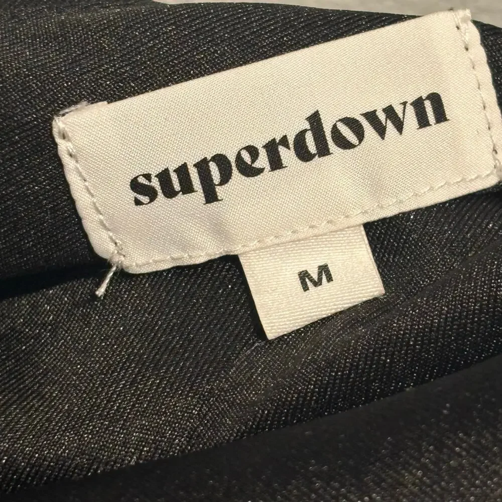 Superdown Harlow Black Mini Dress - size Medium